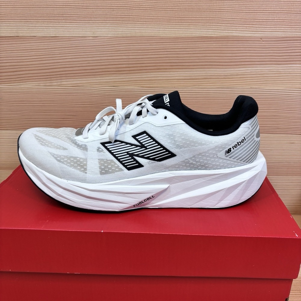 New Balance FuelCell Rebel v5 MFCXLM5 Mens Sz 13 White Black